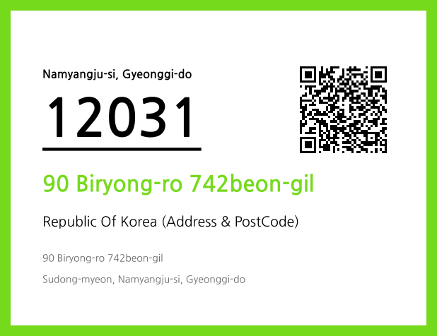 CC BY 4.0 Address and Postal Code QR Code Image (CC BY 4.0)
