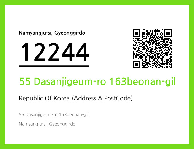 CC BY 4.0 Address and Postal Code QR Code Image (CC BY 4.0)
