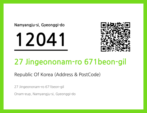 CC BY 4.0 Address and Postal Code QR Code Image (CC BY 4.0)