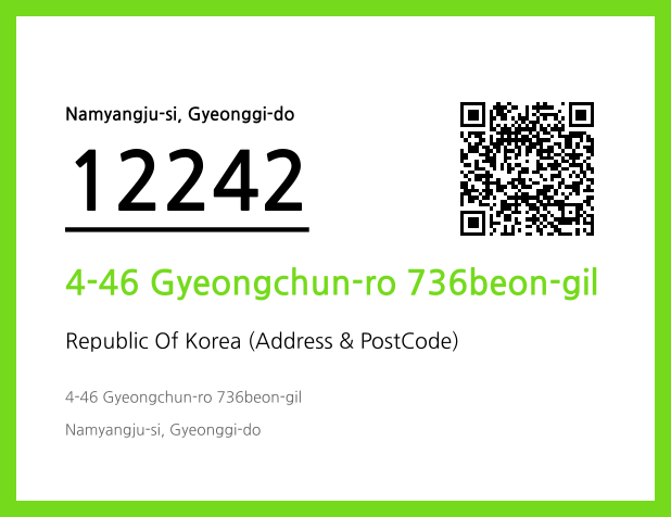 Address and Postal Code QR Code Image (CC BY 4.0)