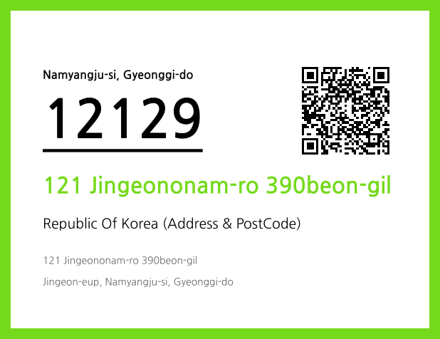 CC BY 4.0 Address and Postal Code QR Code Image (CC BY 4.0)