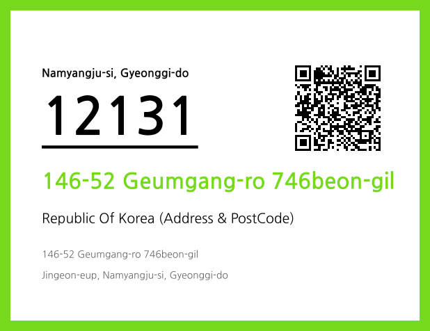 CC BY 4.0 Address and Postal Code QR Code Image (CC BY 4.0)