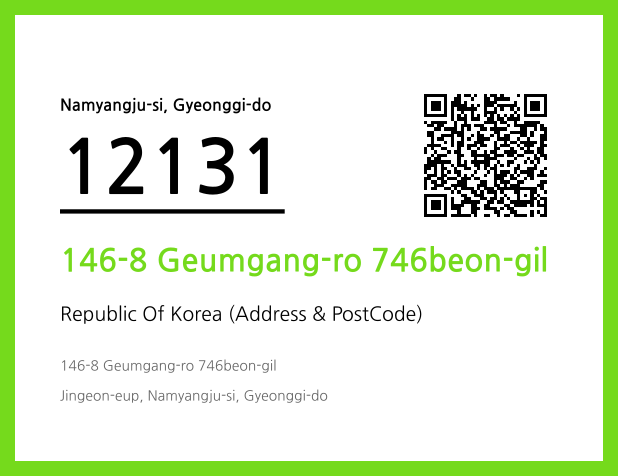CC BY 4.0 Address and Postal Code QR Code Image (CC BY 4.0)