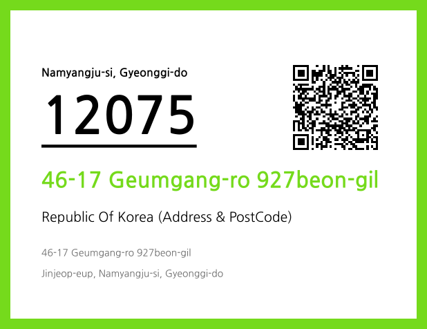 CC BY 4.0 Address and Postal Code QR Code Image (CC BY 4.0)