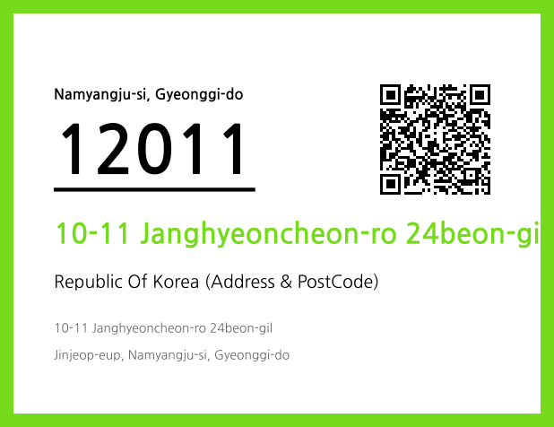 CC BY 4.0 Address and Postal Code QR Code Image (CC BY 4.0)