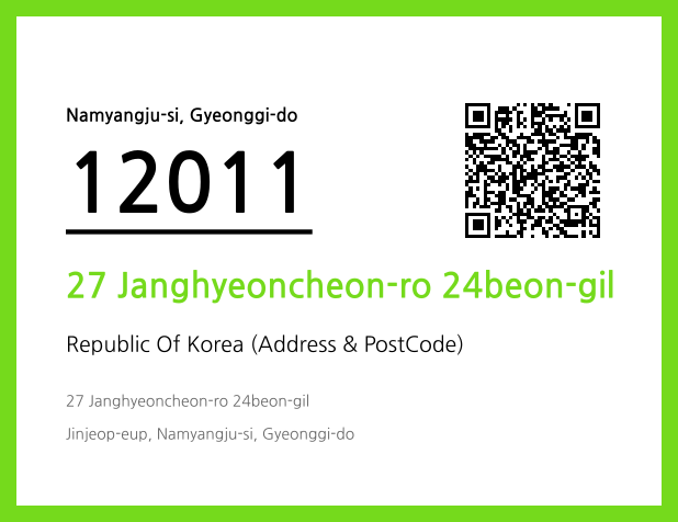 CC BY 4.0 Address and Postal Code QR Code Image (CC BY 4.0)