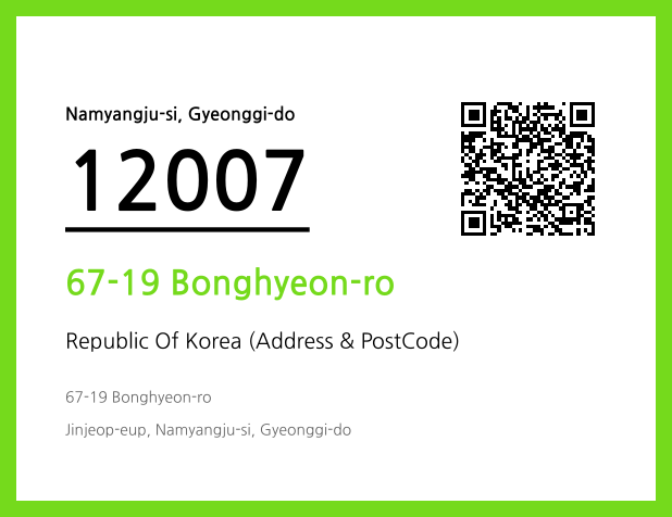 CC BY 4.0 Address and Postal Code QR Code Image (CC BY 4.0)