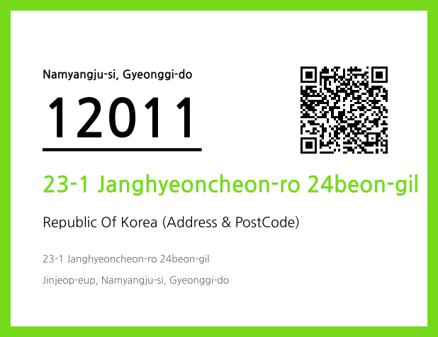 CC BY 4.0 Address and Postal Code QR Code Image (CC BY 4.0)