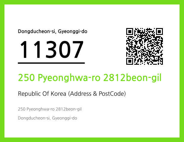 CC BY 4.0 Address and Postal Code QR Code Image (CC BY 4.0)