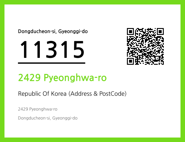 CC BY 4.0 Address and Postal Code QR Code Image (CC BY 4.0)