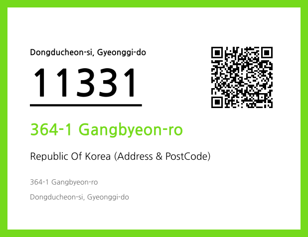 CC BY 4.0 Address and Postal Code QR Code Image (CC BY 4.0)