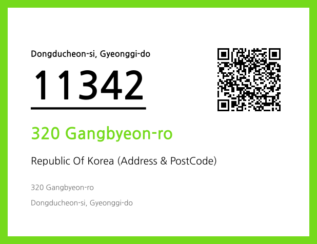 CC BY 4.0 Address and Postal Code QR Code Image (CC BY 4.0)