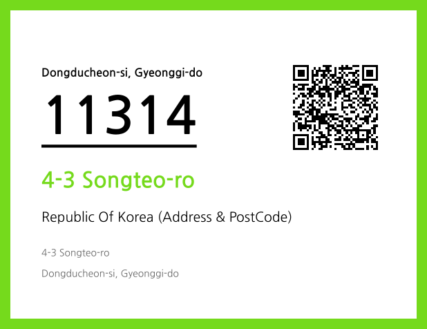 CC BY 4.0 Address and Postal Code QR Code Image (CC BY 4.0)