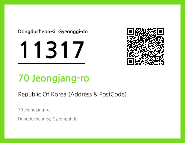 CC BY 4.0 Address and Postal Code QR Code Image (CC BY 4.0)
