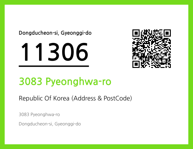 CC BY 4.0 Address and Postal Code QR Code Image (CC BY 4.0)