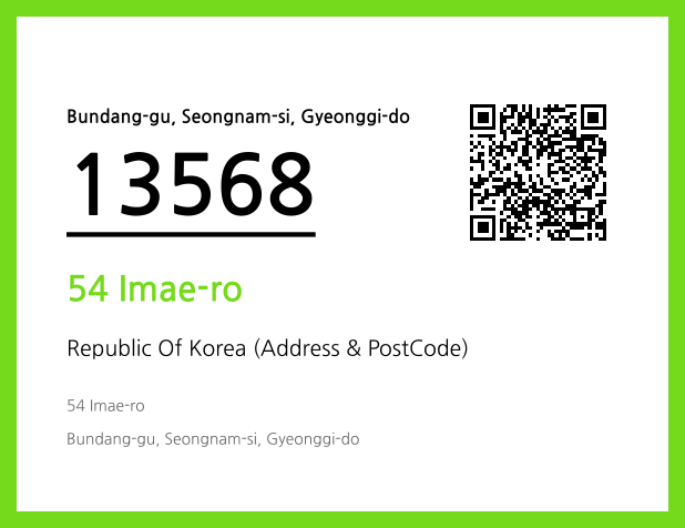 CC BY 4.0 Address and Postal Code QR Code Image (CC BY 4.0)