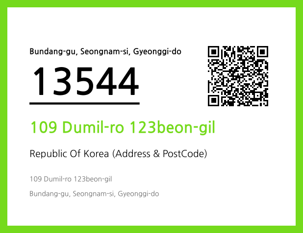 CC BY 4.0 Address and Postal Code QR Code Image (CC BY 4.0)