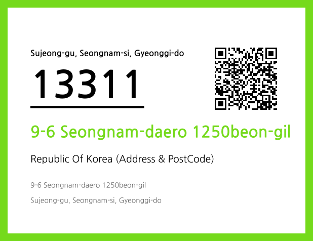 CC BY 4.0 Address and Postal Code QR Code Image (CC BY 4.0)