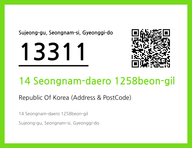 CC BY 4.0 Address and Postal Code QR Code Image (CC BY 4.0)