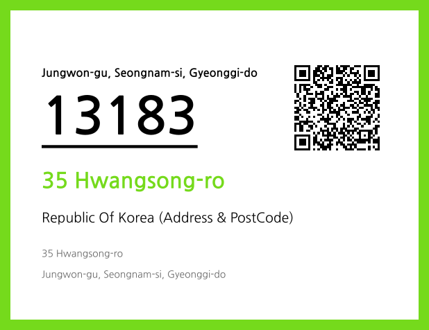 Address and Postal Code QR Code Image (CC BY 4.0)