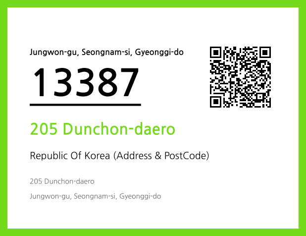 CC BY 4.0 Address and Postal Code QR Code Image (CC BY 4.0)