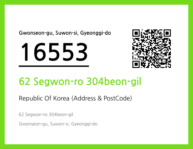 CC BY 4.0 Address and Postal Code QR Code Image (CC BY 4.0)