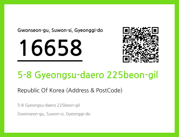 CC BY 4.0 Address and Postal Code QR Code Image (CC BY 4.0)