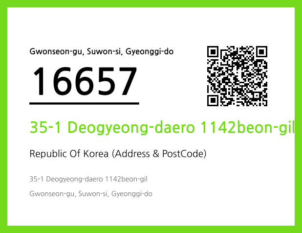 CC BY 4.0 Address and Postal Code QR Code Image (CC BY 4.0)