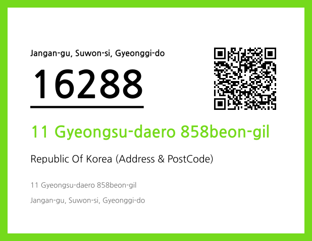 CC BY 4.0 Address and Postal Code QR Code Image (CC BY 4.0)