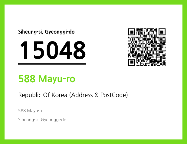 Address and Postal Code QR Code Image (CC BY 4.0)