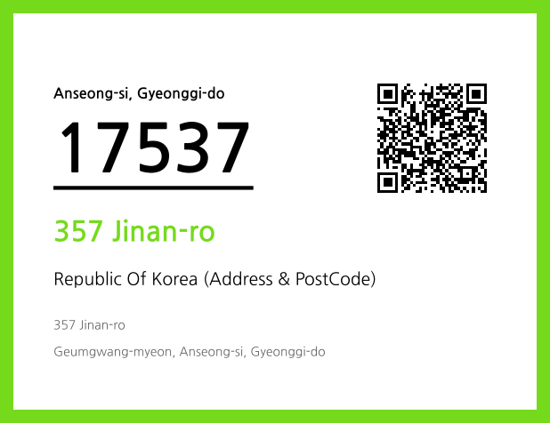 CC BY 4.0 Address and Postal Code QR Code Image (CC BY 4.0)