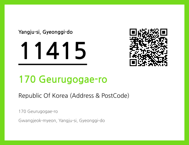 CC BY 4.0 Address and Postal Code QR Code Image (CC BY 4.0)