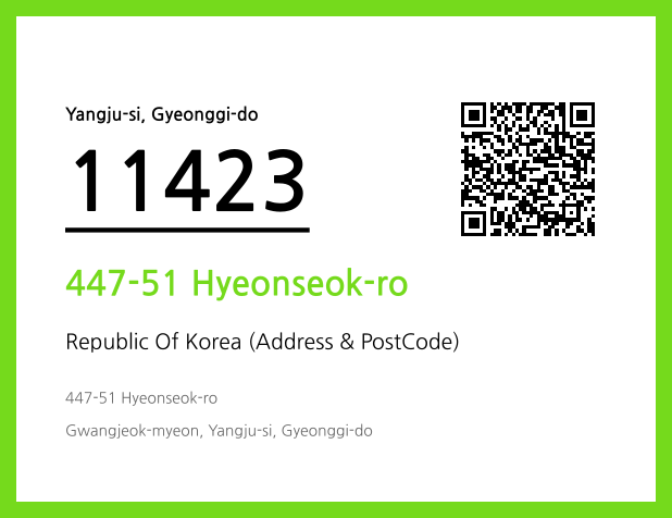 CC BY 4.0 Address and Postal Code QR Code Image (CC BY 4.0)