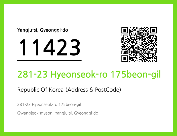 CC BY 4.0 Address and Postal Code QR Code Image (CC BY 4.0)