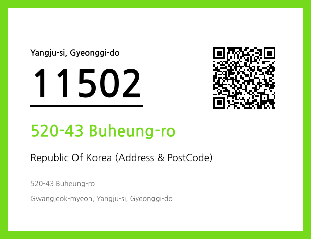 CC BY 4.0 Address and Postal Code QR Code Image (CC BY 4.0)