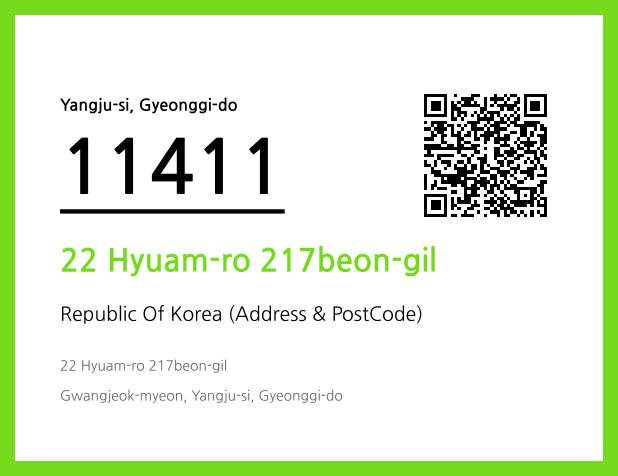 CC BY 4.0 Address and Postal Code QR Code Image (CC BY 4.0)