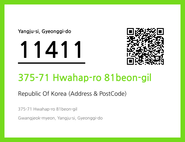 CC BY 4.0 Address and Postal Code QR Code Image (CC BY 4.0)