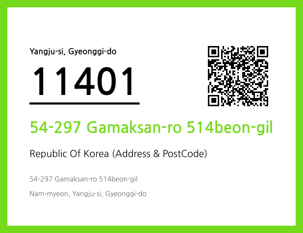 CC BY 4.0 Address and Postal Code QR Code Image (CC BY 4.0)
