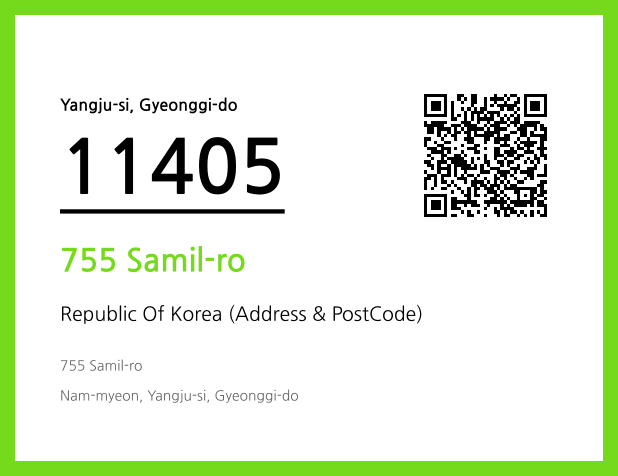 CC BY 4.0 Address and Postal Code QR Code Image (CC BY 4.0)