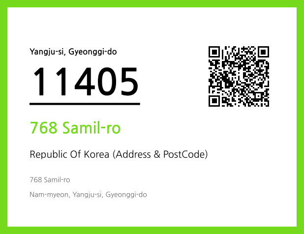 CC BY 4.0 Address and Postal Code QR Code Image (CC BY 4.0)