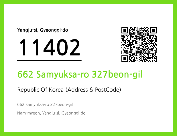 Address and Postal Code QR Code Image (CC BY 4.0)
