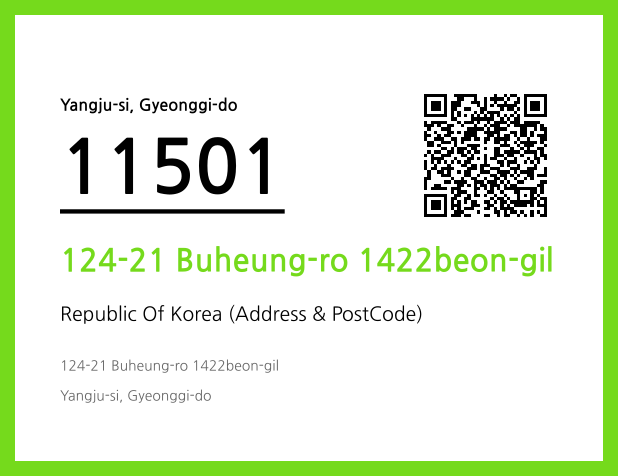 CC BY 4.0 Address and Postal Code QR Code Image (CC BY 4.0)