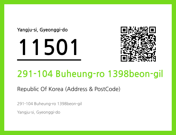 CC BY 4.0 Address and Postal Code QR Code Image (CC BY 4.0)