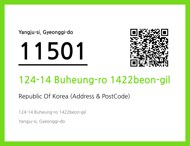 CC BY 4.0 Address and Postal Code QR Code Image (CC BY 4.0)