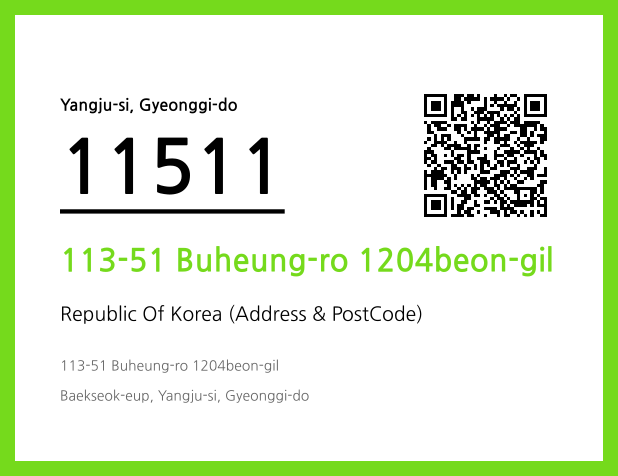 CC BY 4.0 Address and Postal Code QR Code Image (CC BY 4.0)
