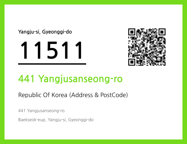 Address and Postal Code QR Code Image (CC BY 4.0)