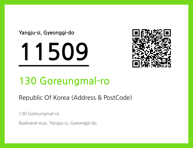 CC BY 4.0 Address and Postal Code QR Code Image (CC BY 4.0)
