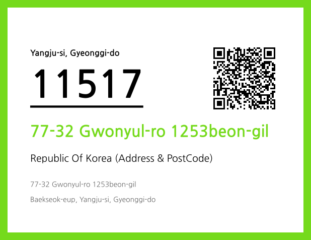 CC BY 4.0 Address and Postal Code QR Code Image (CC BY 4.0)