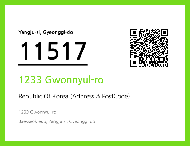 CC BY 4.0 Address and Postal Code QR Code Image (CC BY 4.0)