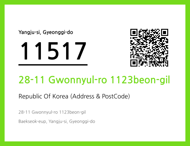 CC BY 4.0 Address and Postal Code QR Code Image (CC BY 4.0)